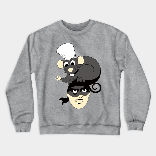 Ratatouille of Unusual Size Crewneck Sweatshirt by Grundy